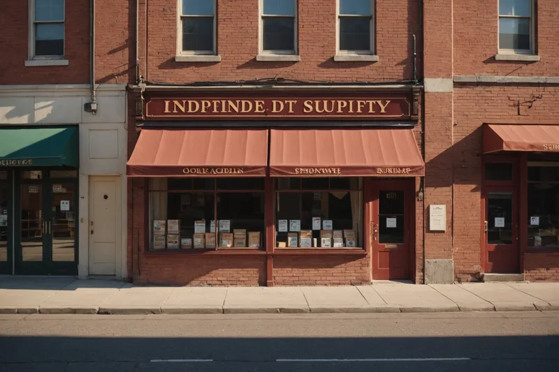 Independent hardware store exterior